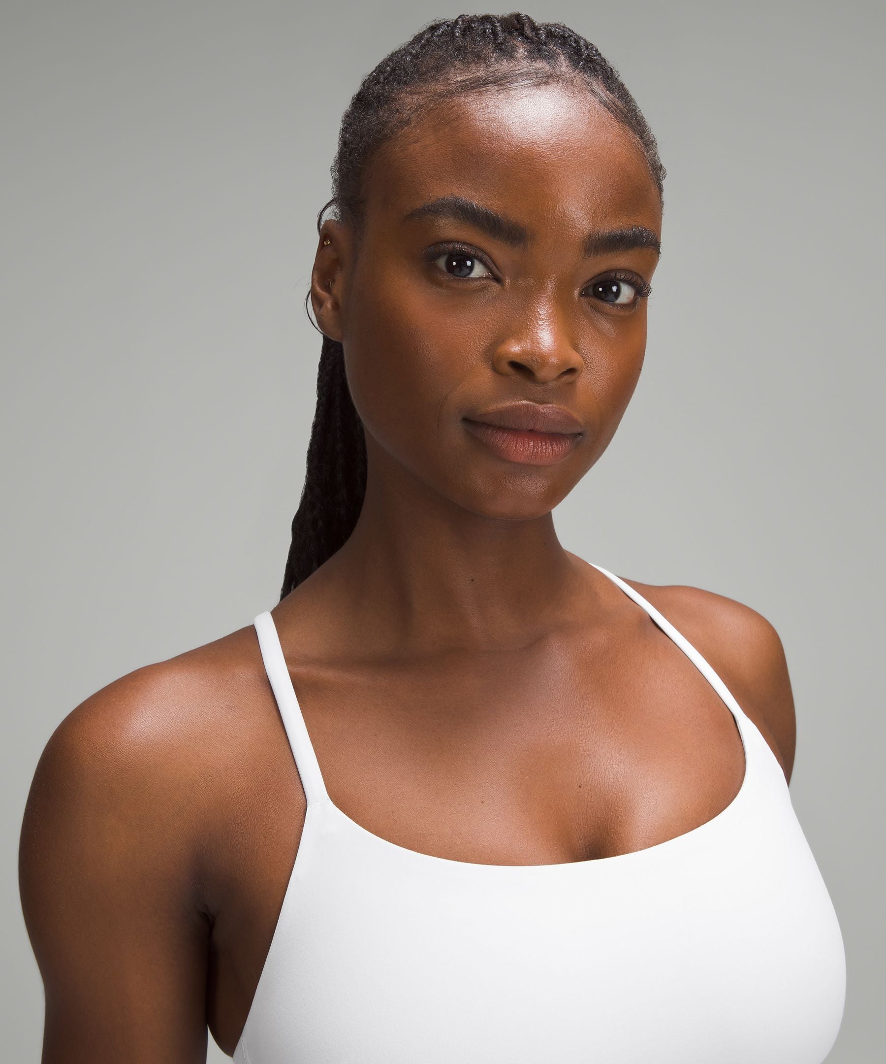 Lululemon Wunder Train Strappy Racer Bra *Light Support, C/D Cup White