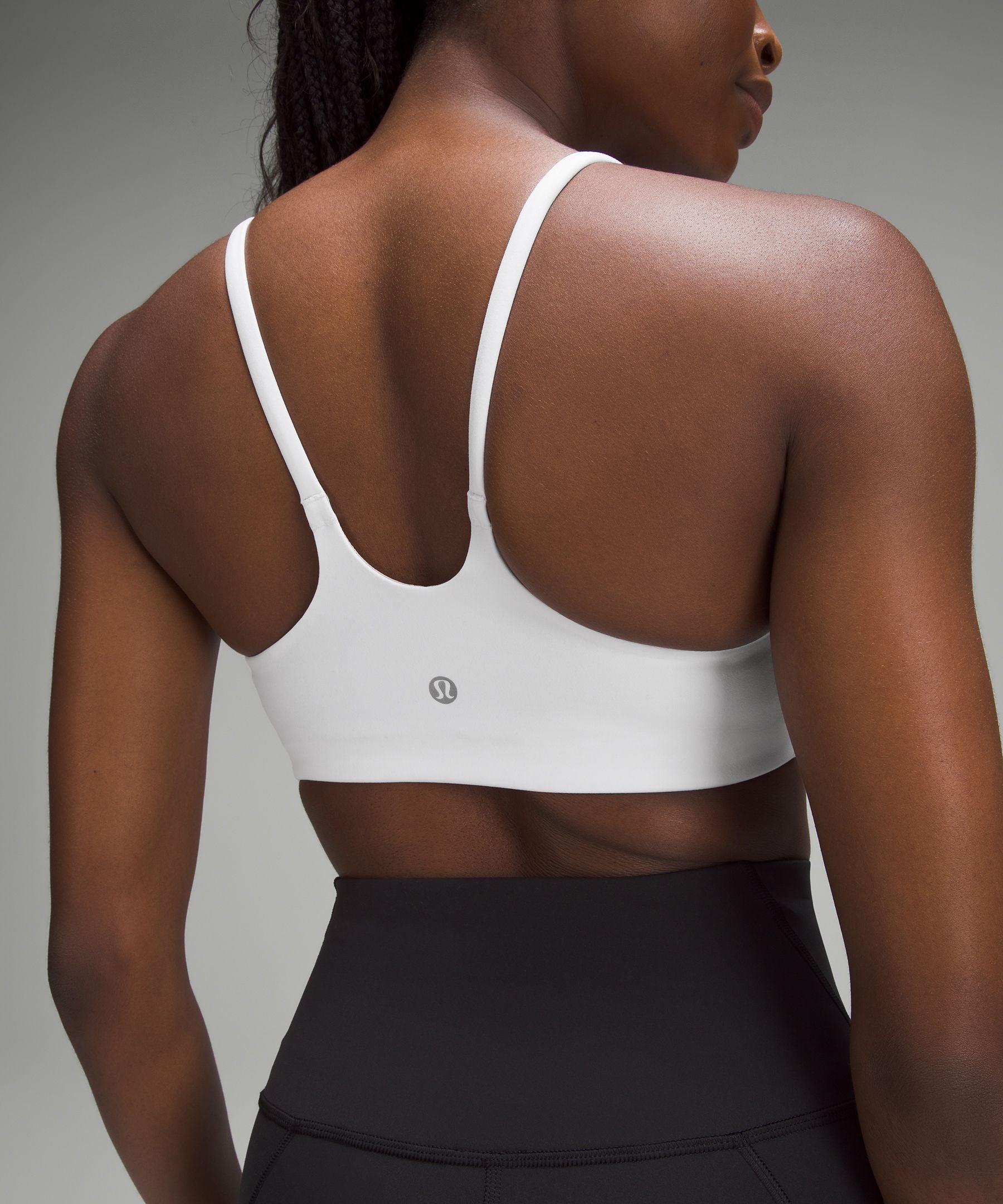 Lululemon Wunder Train Strappy Racer Bra *Light Support, C/D Cup White
