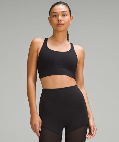 Lululemon lululemon Energy Longline Bra *Medium Support, BD Cups Black