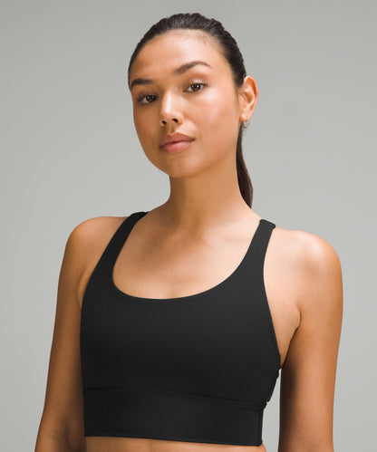 Lululemon lululemon Energy Longline Bra *Medium Support, BD Cups Black