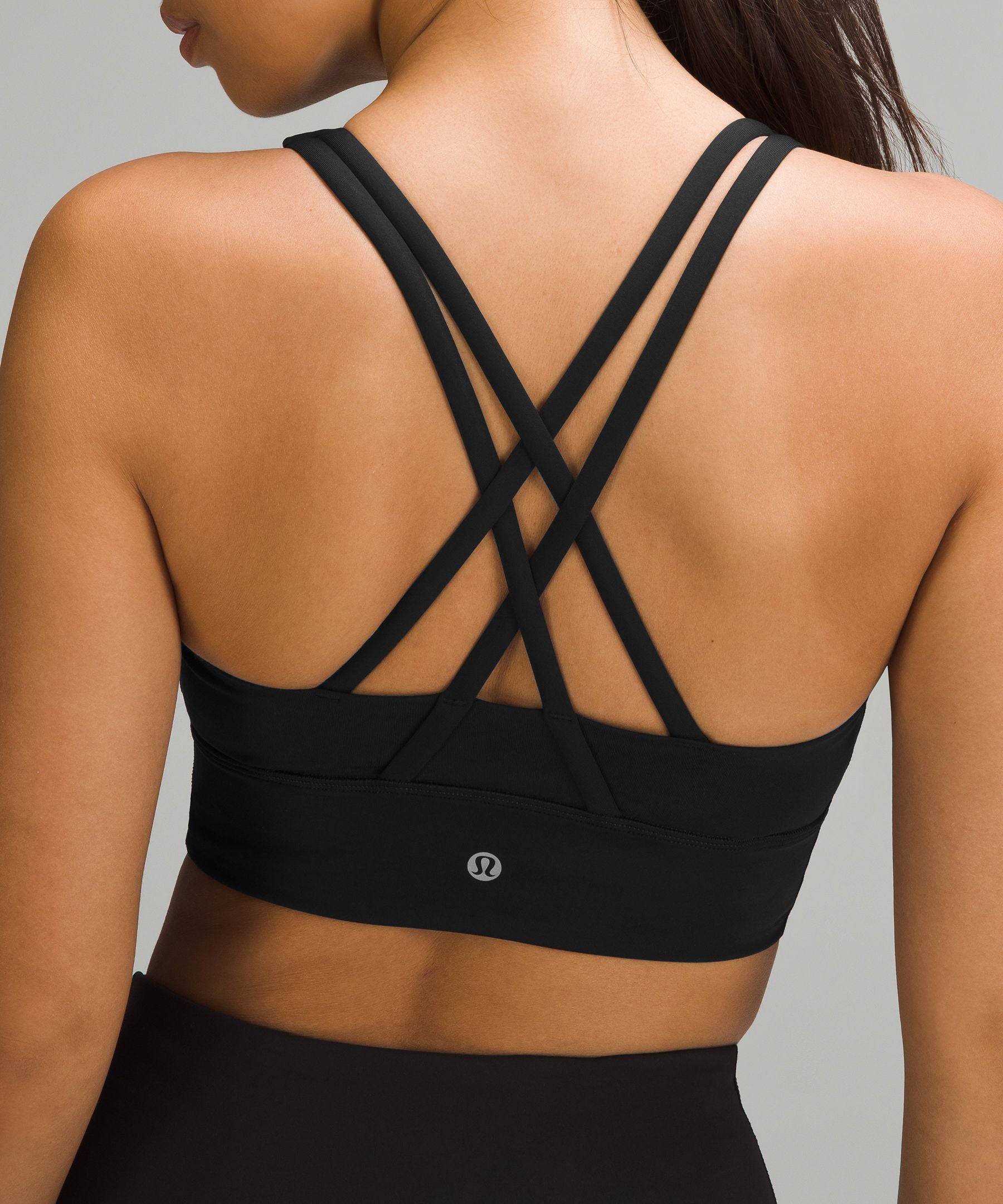 Lululemon lululemon Energy Longline Bra *Medium Support, BD Cups Black