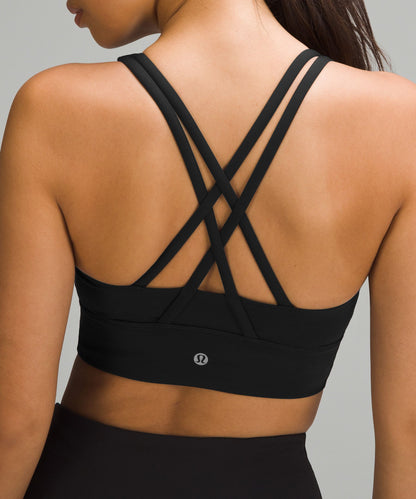 Lululemon lululemon Energy Longline Bra *Medium Support, BD Cups Black