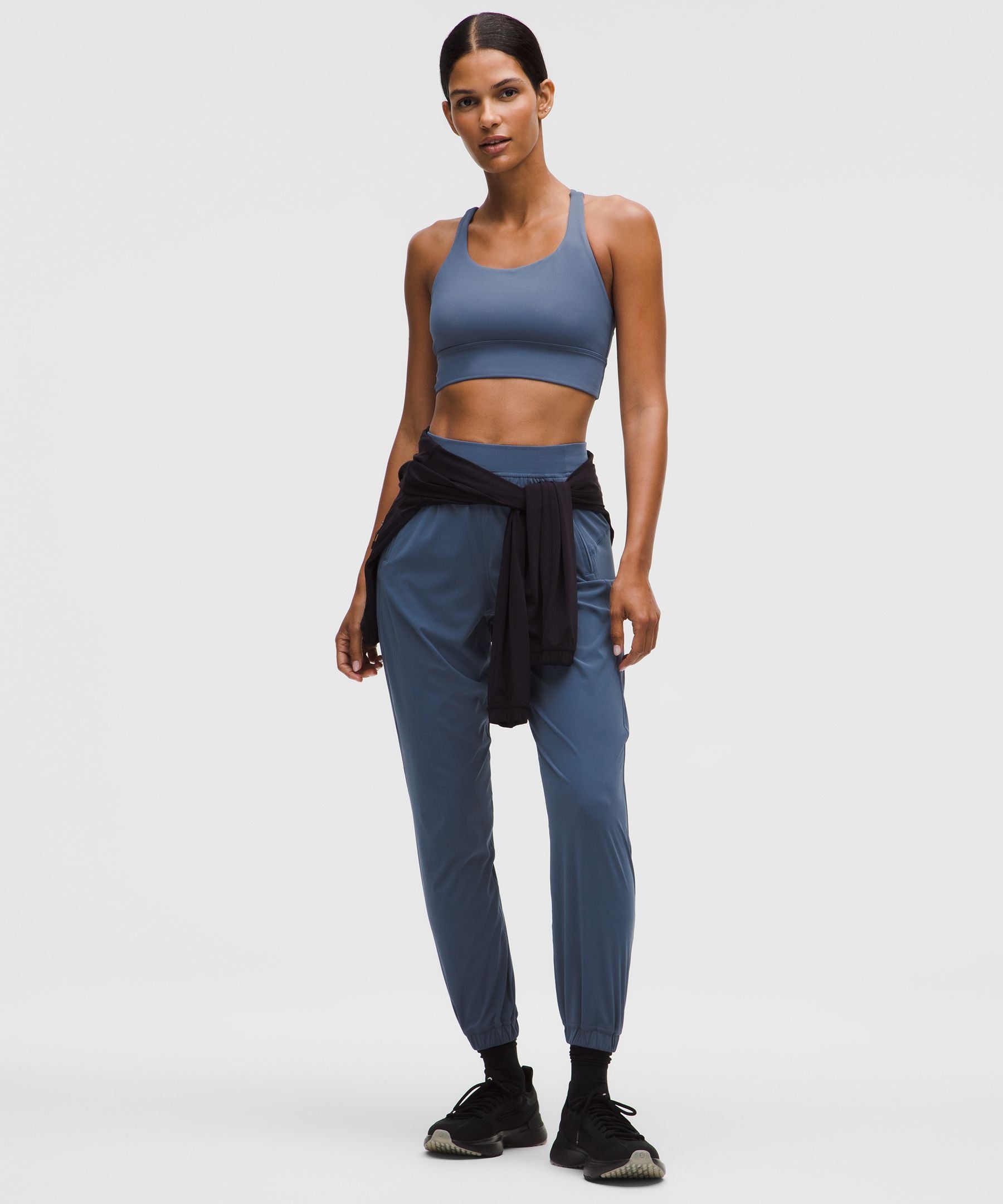 Lululemon lululemon Energy Longline Bra *Medium Support, BD Cups Blue Twill
