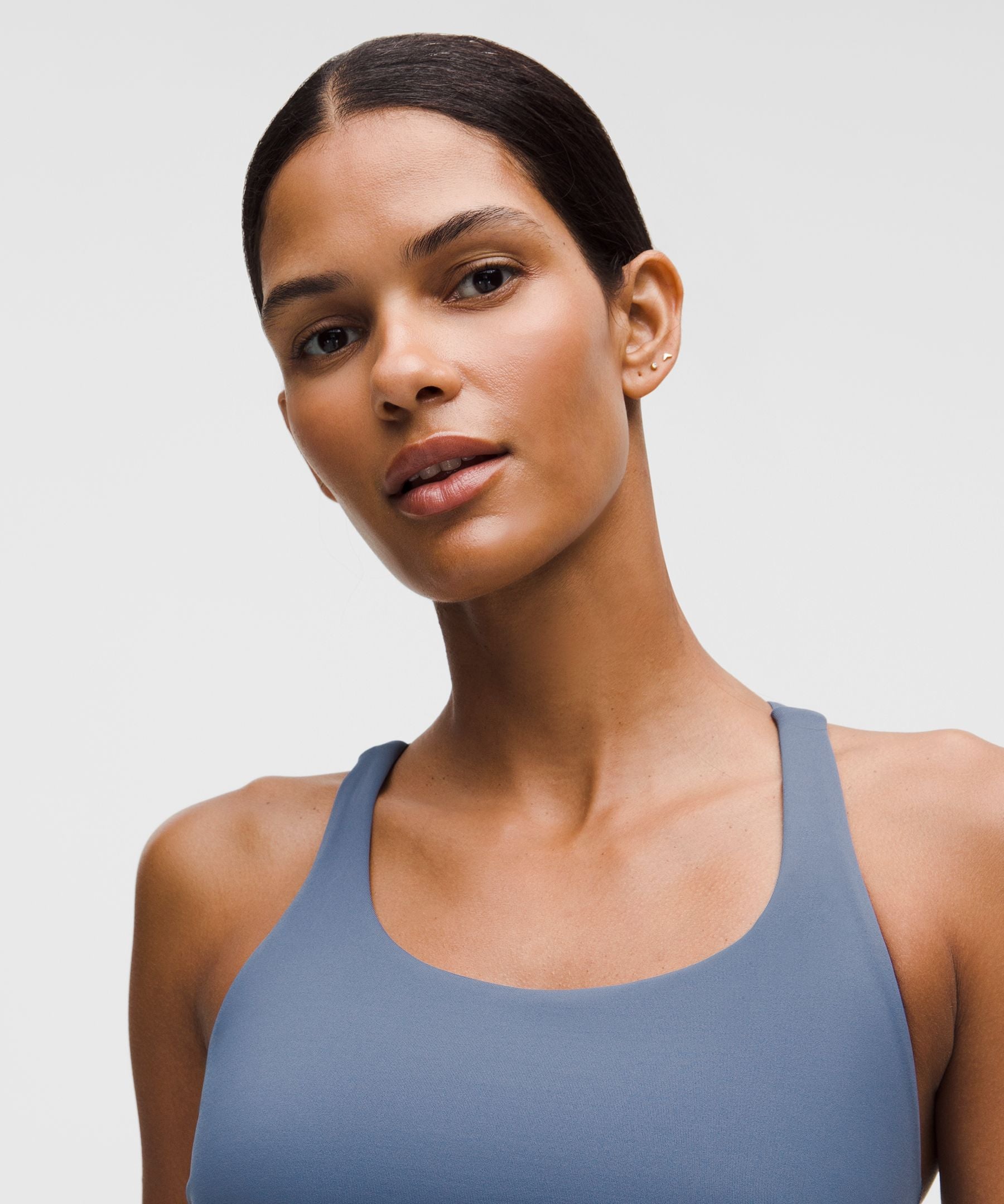 Lululemon lululemon Energy Longline Bra *Medium Support, BD Cups Blue Twill