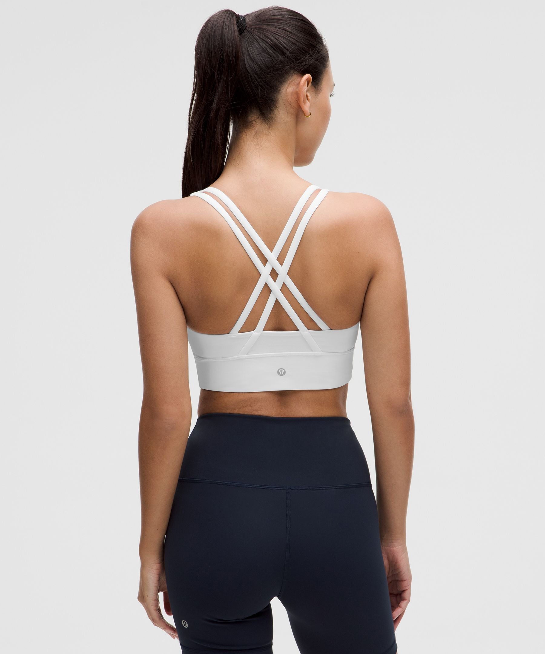 Lululemon lululemon Energy Longline Bra *Medium Support, BD Cups White