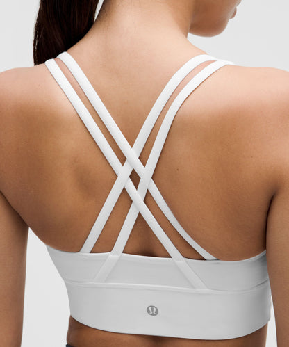Lululemon lululemon Energy Longline Bra *Medium Support, BD Cups White