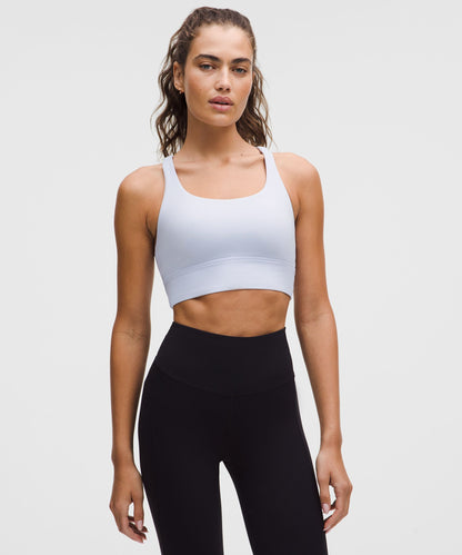 Lululemon lululemon Energy Longline Bra *Medium Support, BD Cups Serene Blue