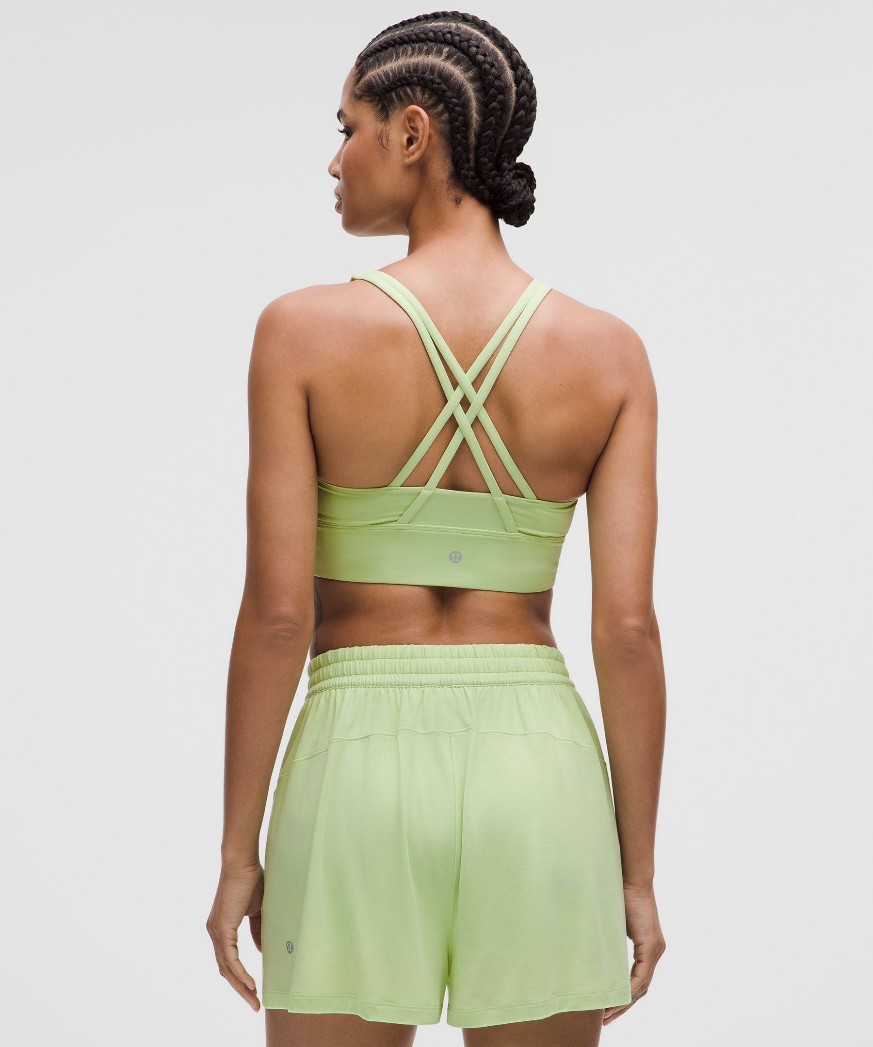 Lululemon lululemon Energy Longline Bra *Medium Support, BD Cups Lemongrass