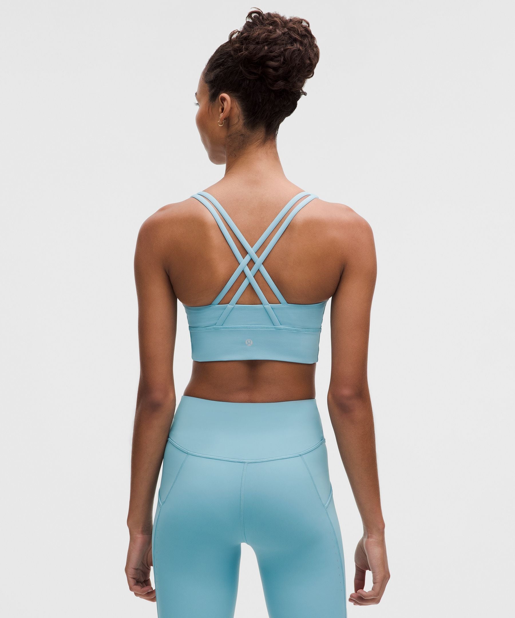 Lululemon lululemon Energy Longline Bra *Medium Support, BD Cups Washed Blue