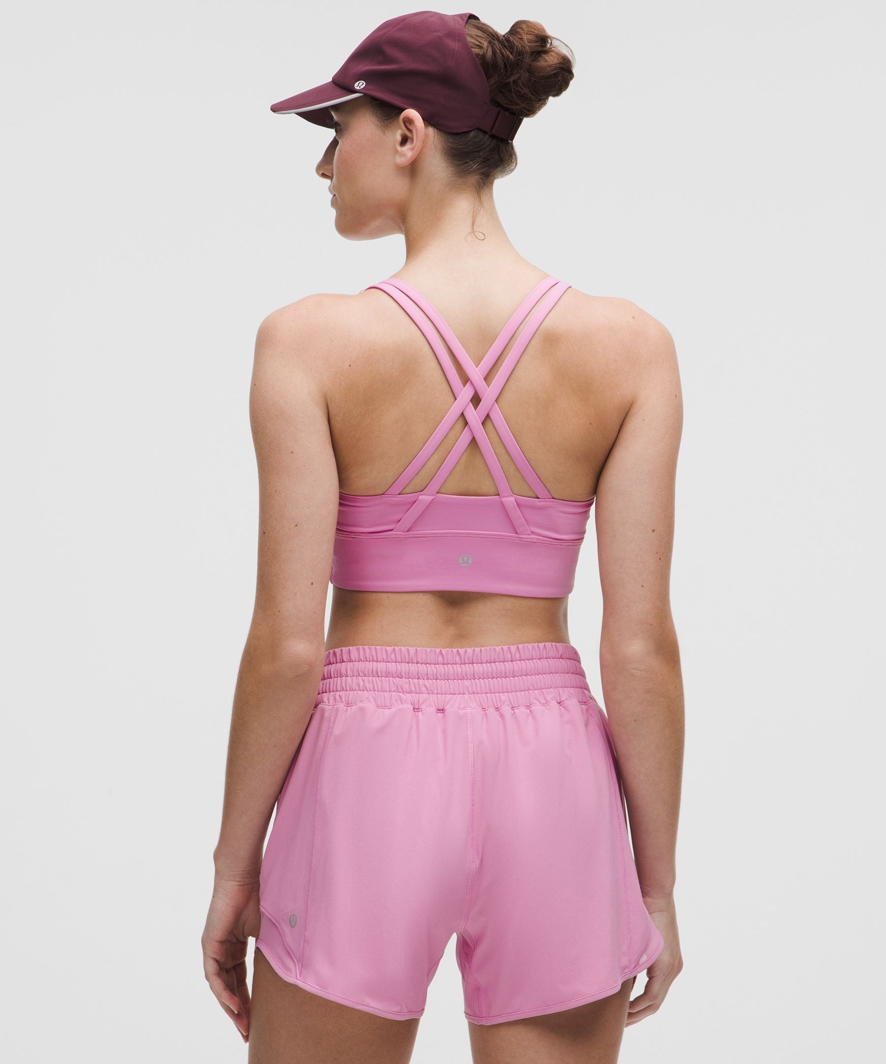 Lululemon lululemon Energy Longline Bra *Medium Support, BD Cups Pink Frosting