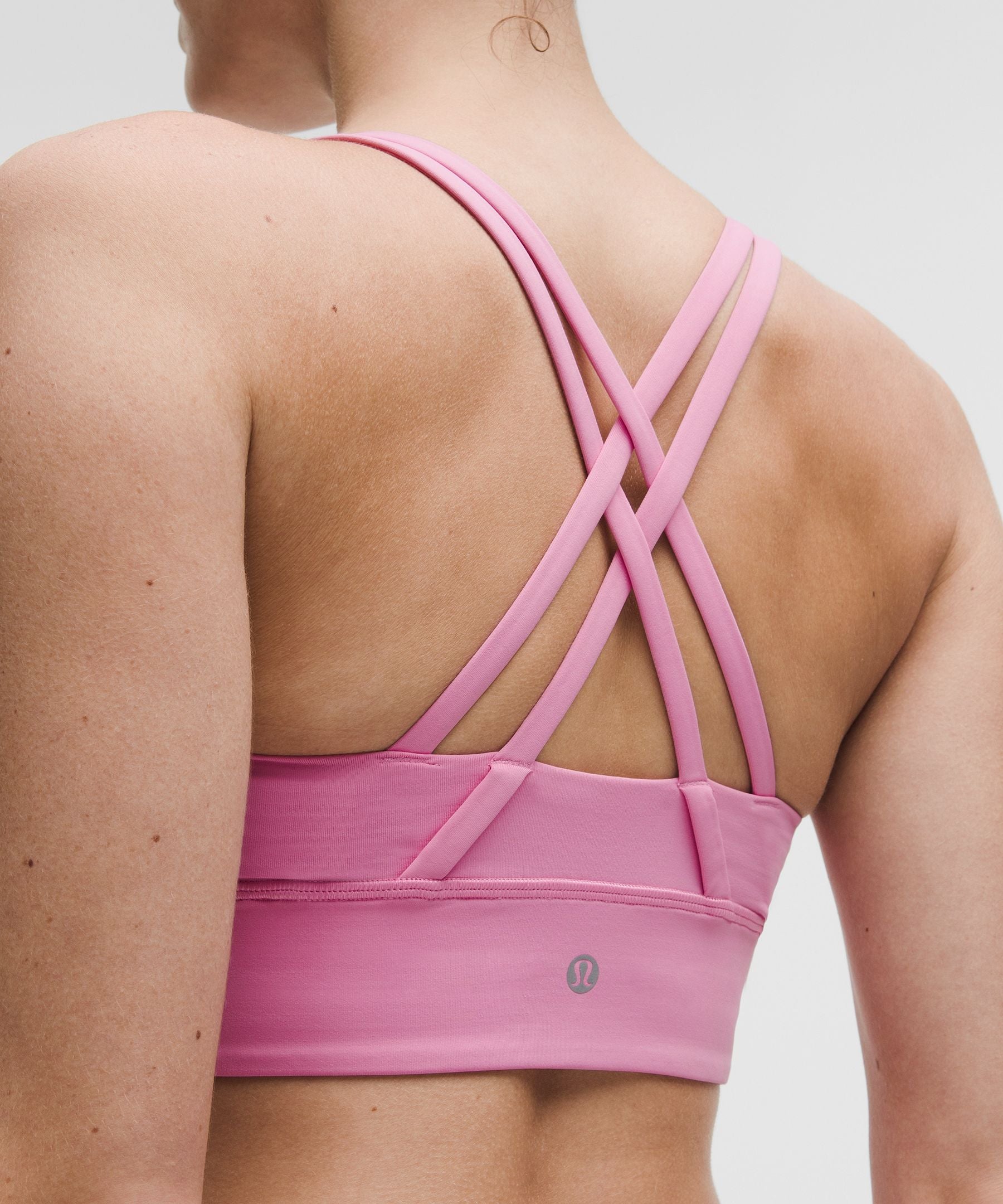 Lululemon lululemon Energy Longline Bra *Medium Support, BD Cups Pink Frosting