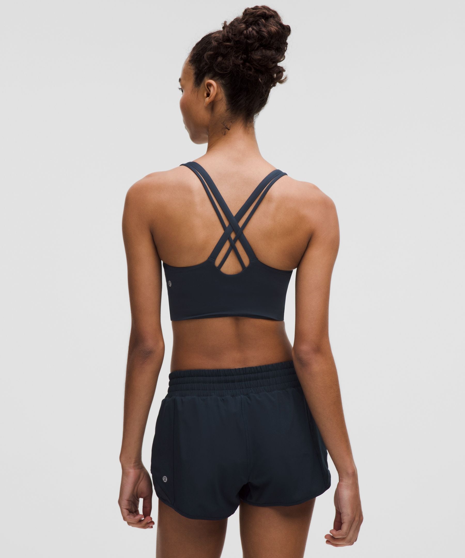 Lululemon lululemon Energy Longline Bra Medium Support, B-D Cups *Evolve True Navy