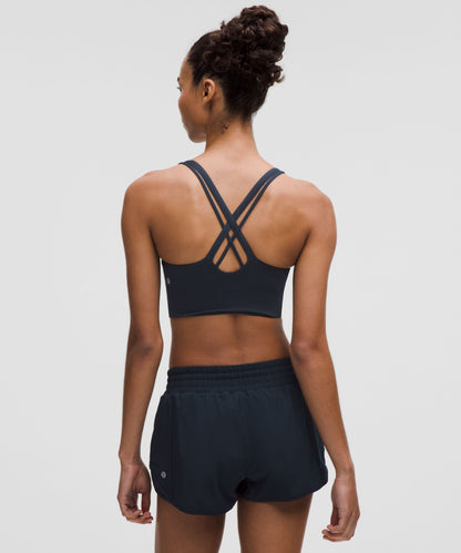 Lululemon lululemon Energy Longline Bra Medium Support, B-D Cups *Evolve True Navy