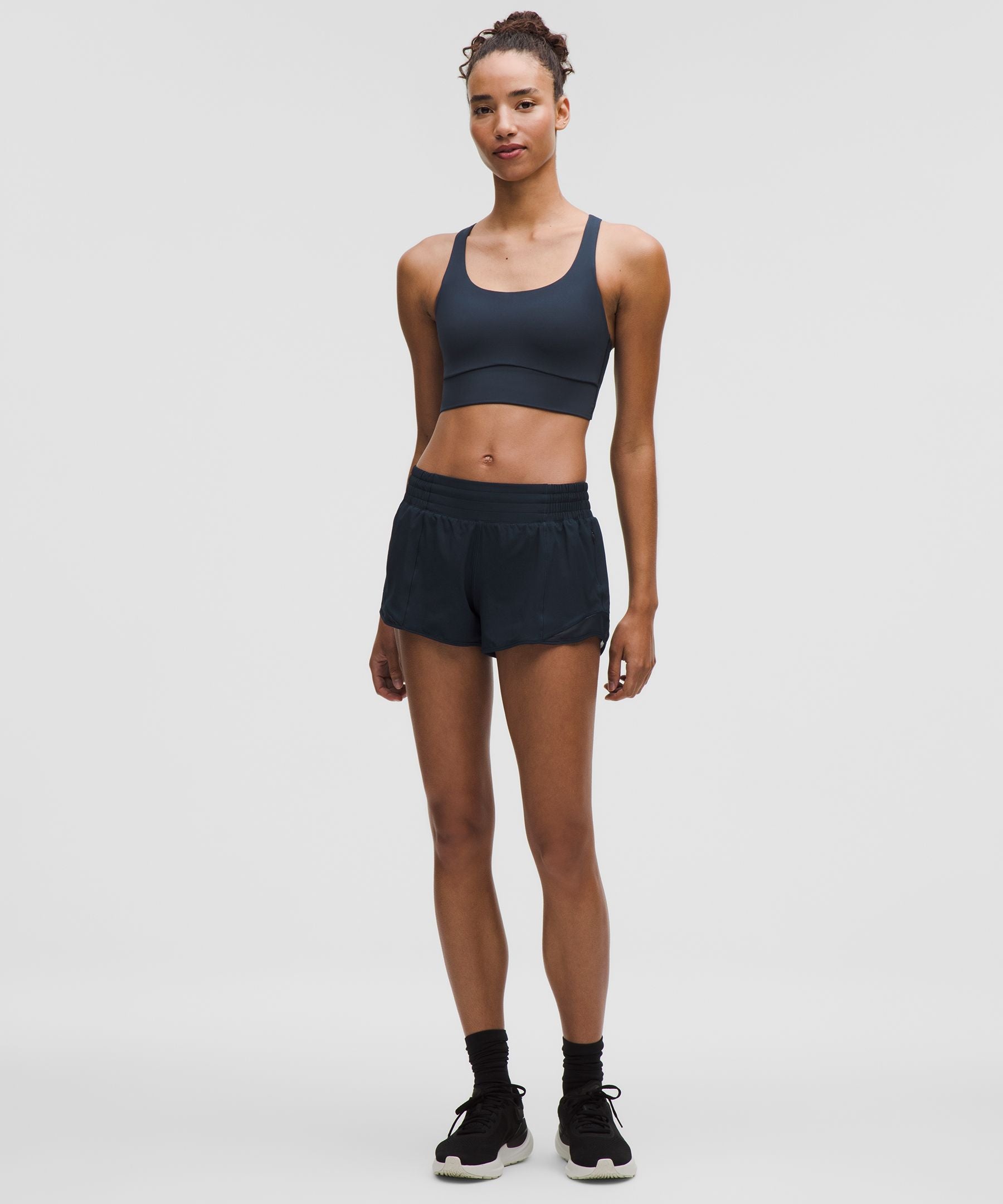 Lululemon lululemon Energy Longline Bra Medium Support, B-D Cups *Evolve True Navy