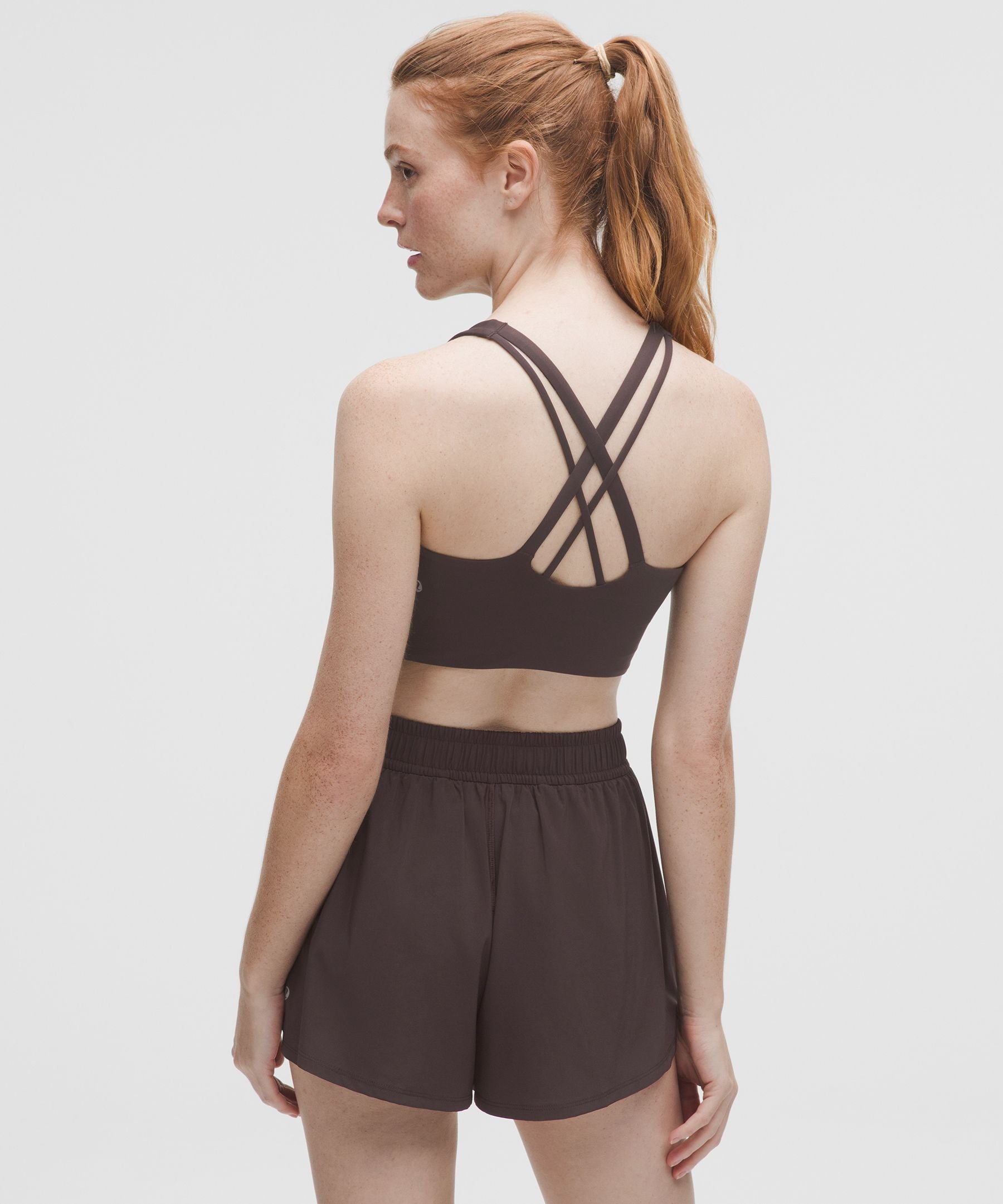 Lululemon lululemon Energy Longline Bra Medium Support, B-D Cups *Evolve Sequoia