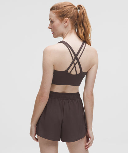 Lululemon lululemon Energy Longline Bra Medium Support, B-D Cups *Evolve Sequoia