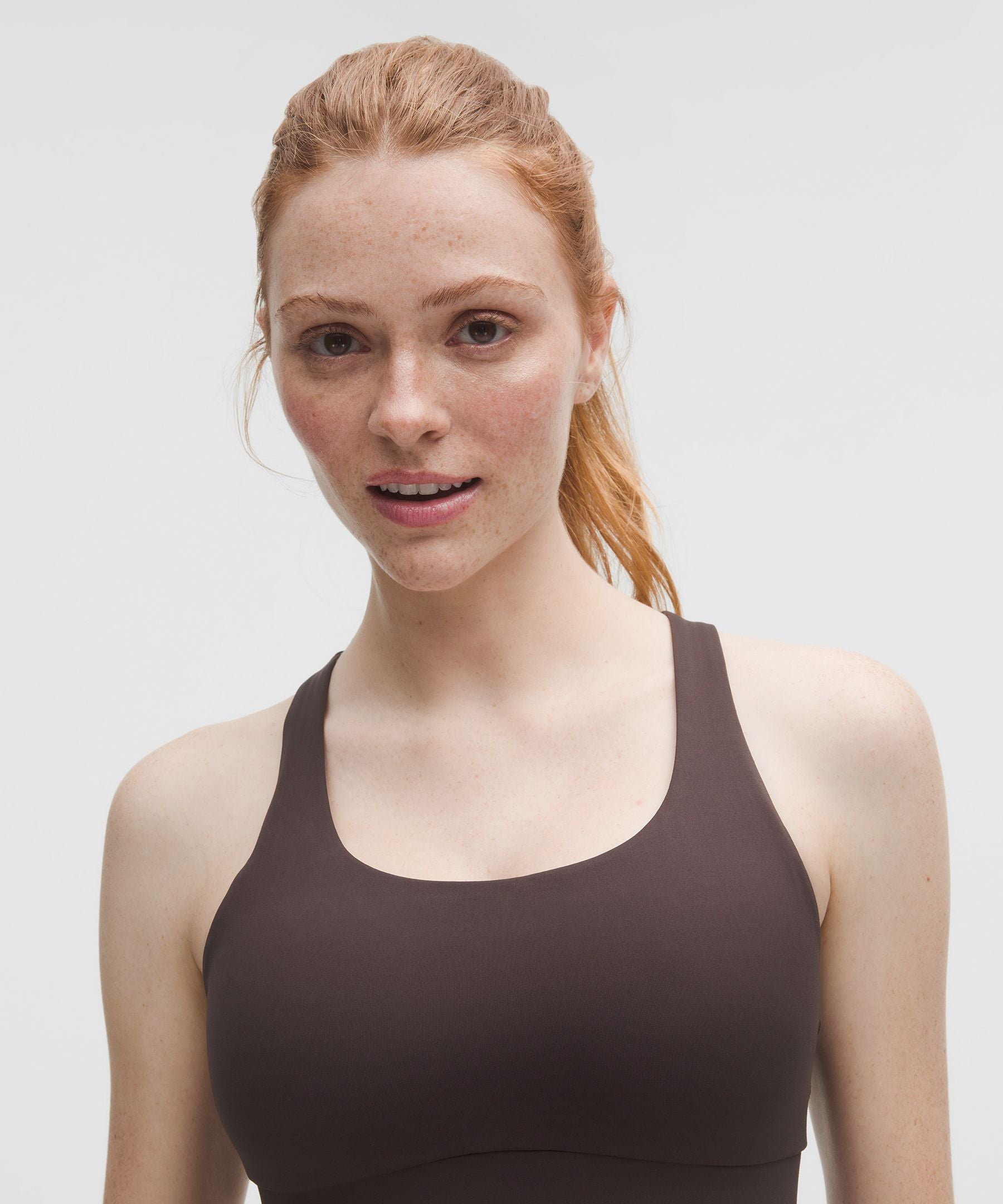 Lululemon lululemon Energy Longline Bra Medium Support, B-D Cups *Evolve Sequoia