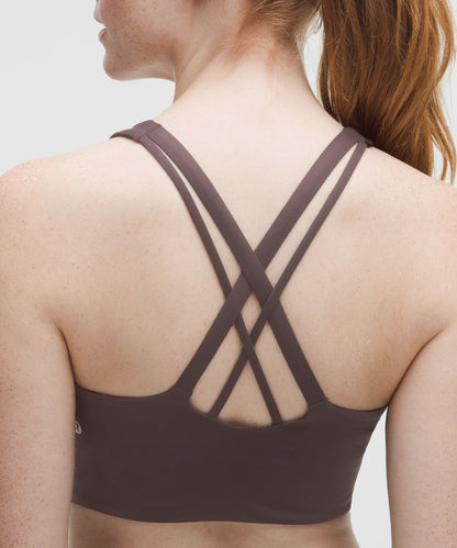 Lululemon lululemon Energy Longline Bra Medium Support, B-D Cups *Evolve Sequoia