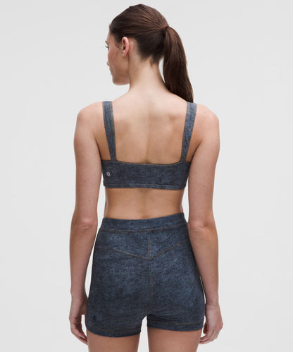 Lululemon Everlux Sweetheart Bra Light Support, A/B Cup *Denim Dreams Set