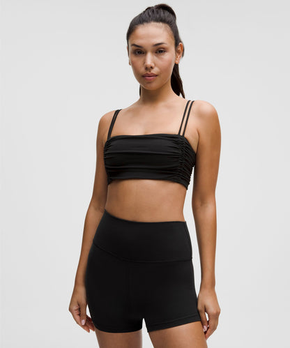 Lululemon Ruched Yoga Bra Shimmer *Light Support, A/B Cup