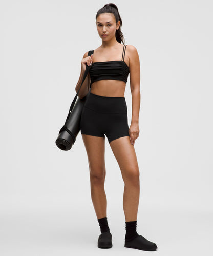 Lululemon Ruched Yoga Bra Shimmer *Light Support, A/B Cup