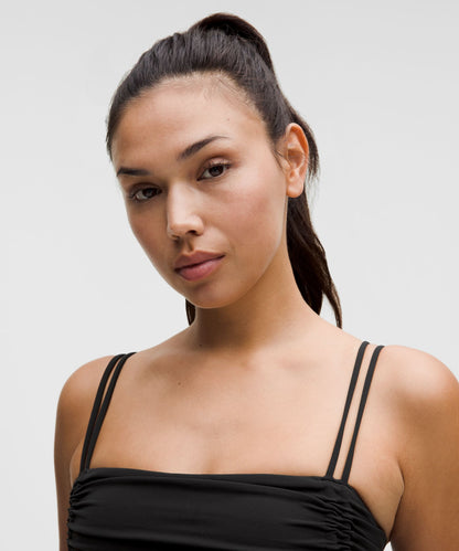 Lululemon Ruched Yoga Bra Shimmer *Light Support, A/B Cup