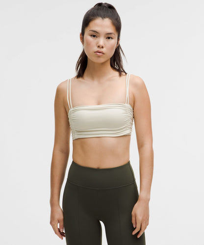 Lululemon Ruched Yoga Bra Shimmer *Light Support, A/B Cup