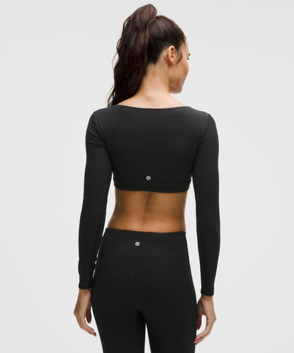 Lululemon Ribbed Nulu Long-Sleeve Bra Top *Light Support, B/C Cup