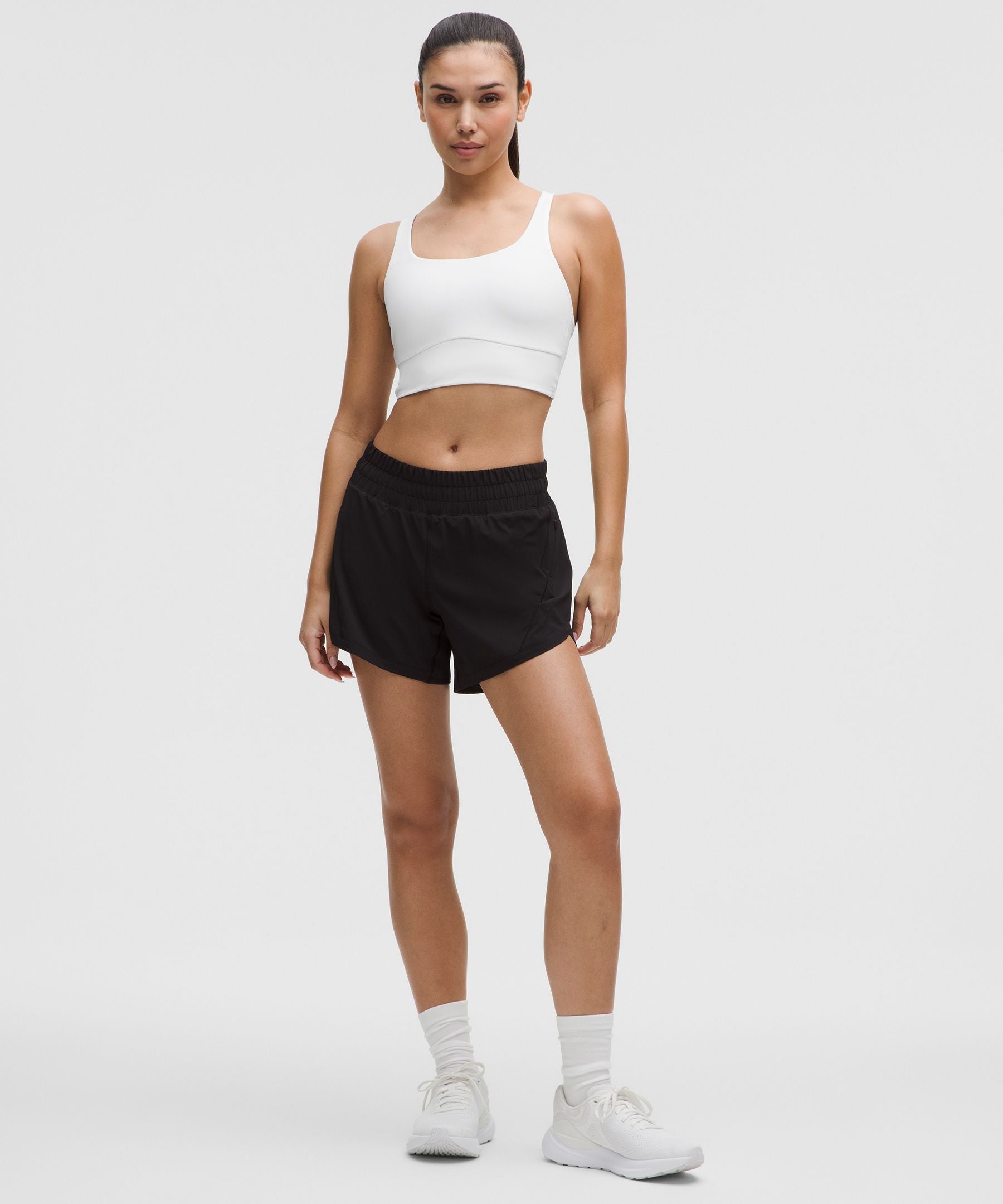 Lululemon lululemon Energy Longline Bra Medium Support, B-D Cups *Evolve White