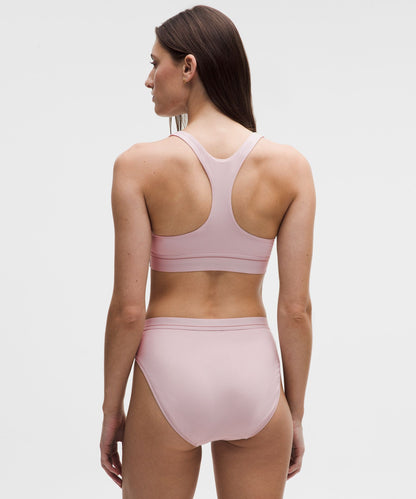 Lululemon Stretch Cotton Ribbed Logo Racerback Bralette *A–C Cups