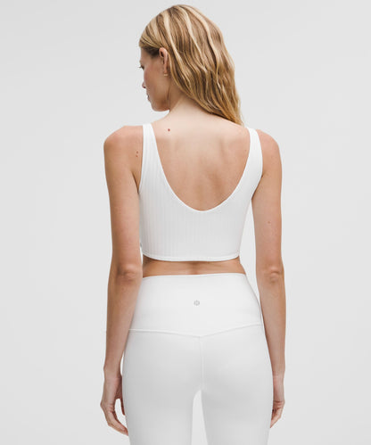 Lululemon Bend This Ribbed Scoop and Square Bra *Light Support, A-C Cups