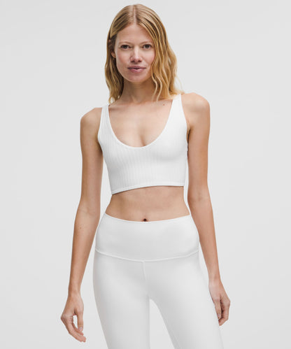 Lululemon Bend This Ribbed Scoop and Square Bra *Light Support, A-C Cups