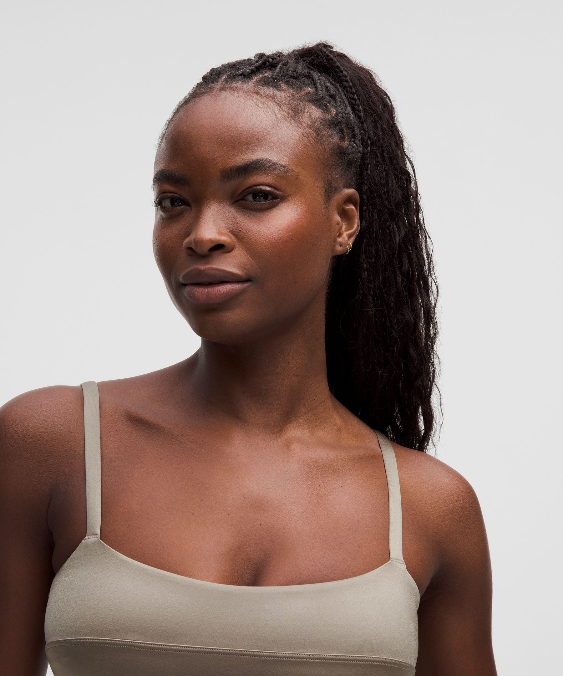 Lululemon Satin Spaghetti-Strap Yoga Bra *Light Support, C/D Cup