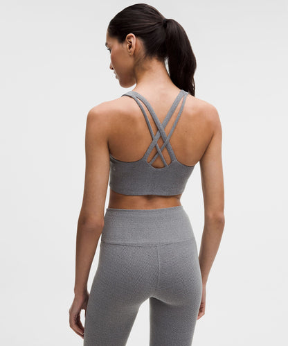 Lululemon lululemon Energy Longline Bra Evolve Herringbone *Medium Support, B–D Cups
