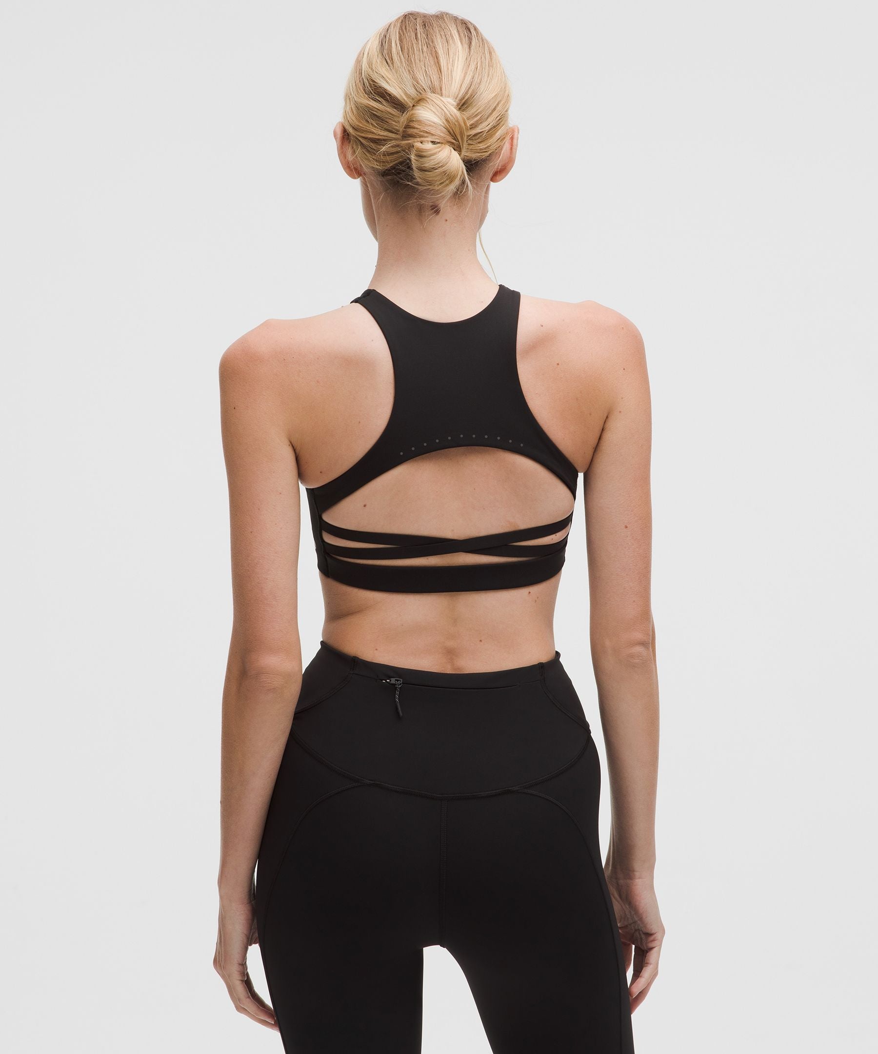 Lululemon Nulux Strappy-Back Sports Bra *Medium Support, B/C Cup Black