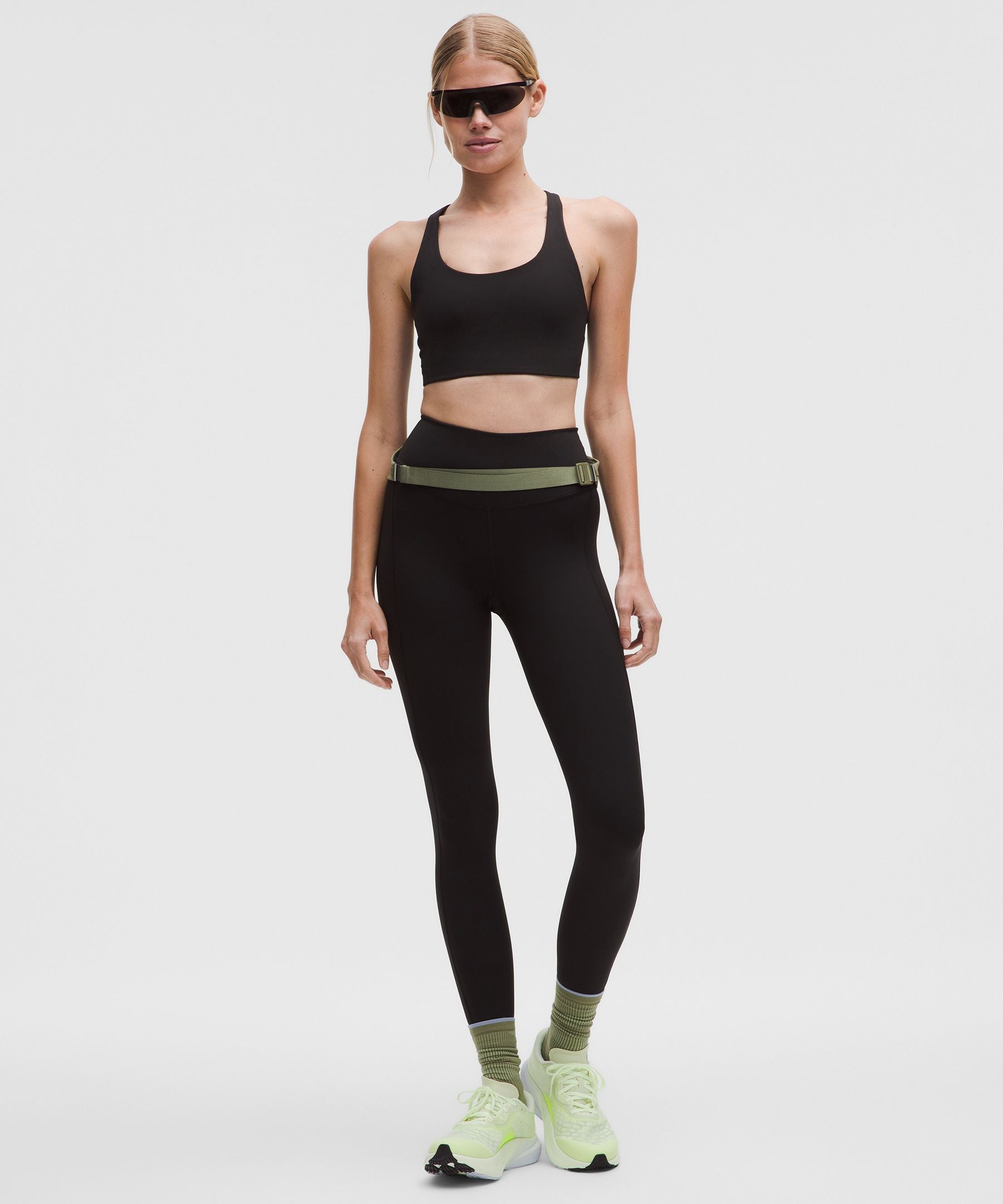 Lululemon Nulux Strappy-Back Sports Bra *Medium Support, B/C Cup Black