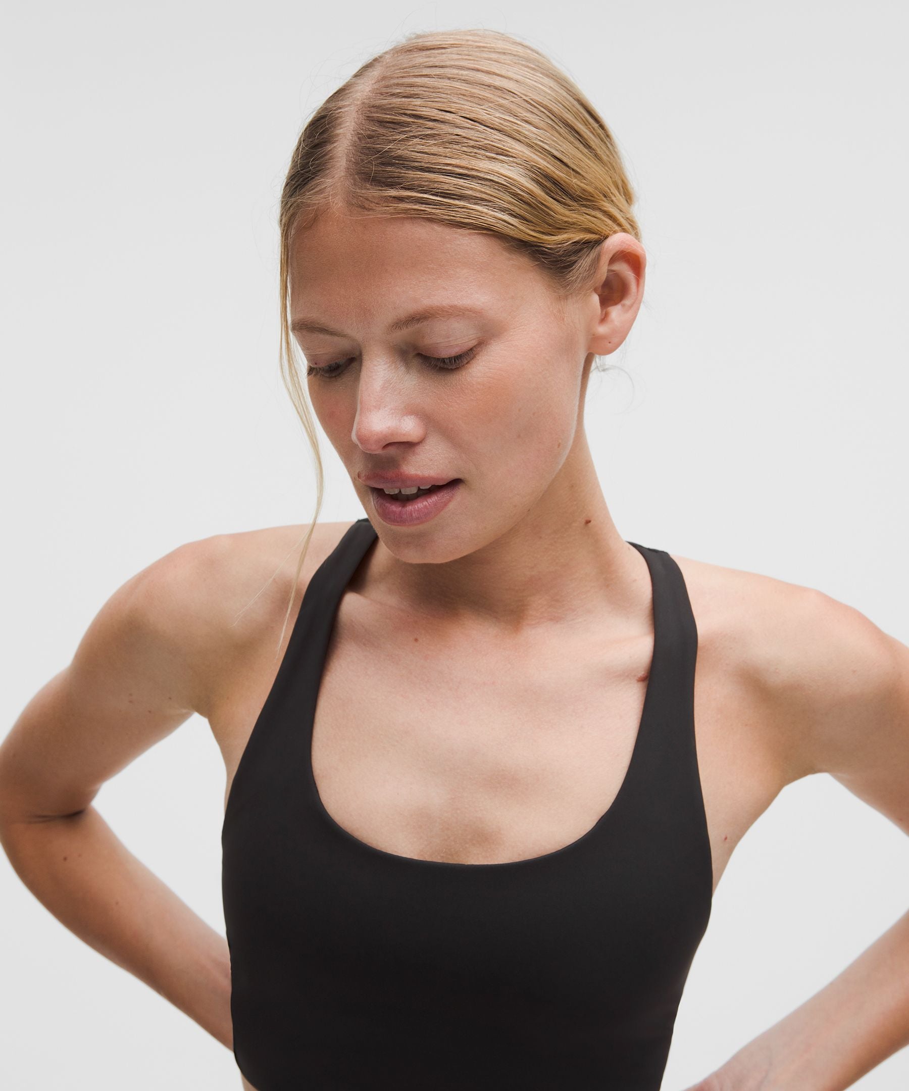 Lululemon Nulux Strappy-Back Sports Bra *Medium Support, B/C Cup Black