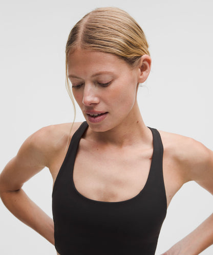 Lululemon Nulux Strappy-Back Sports Bra *Medium Support, B/C Cup Black