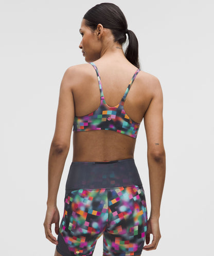 Lululemon Wunder Train Strappy Racer Bra Light Support, A/B Cup *Pride