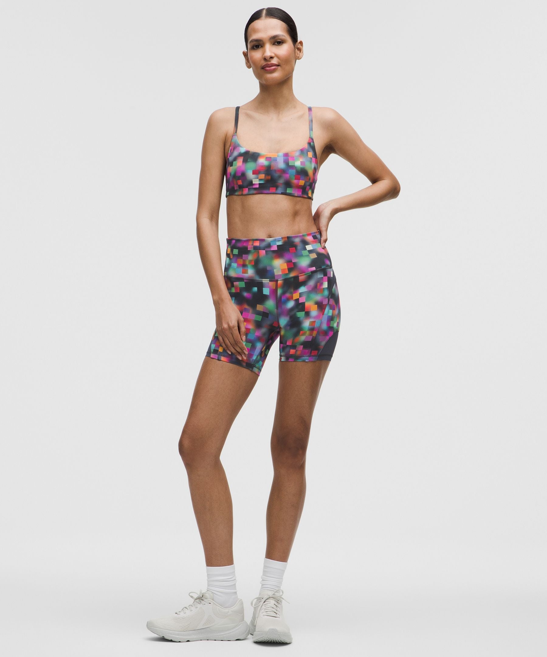 Lululemon Wunder Train Strappy Racer Bra Light Support, A/B Cup *Pride
