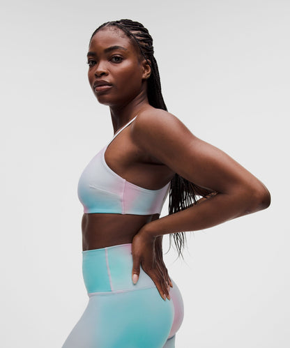 Lululemon Wunder Train Strappy Racer Bra, Light Support, C/D Cup *Pride