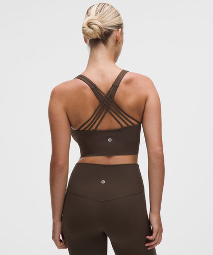 Lululemon FlexyFlex Strappy Longline Yoga Bra *Light Support, D–DDD Cups