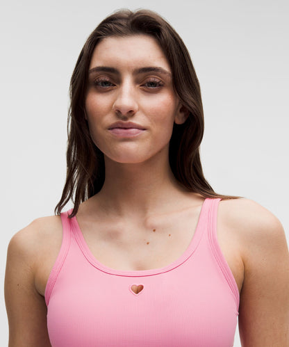 Lululemon Nulu Ribbed Scoop-Neck Bra Light Support, B/C Cup *Heart