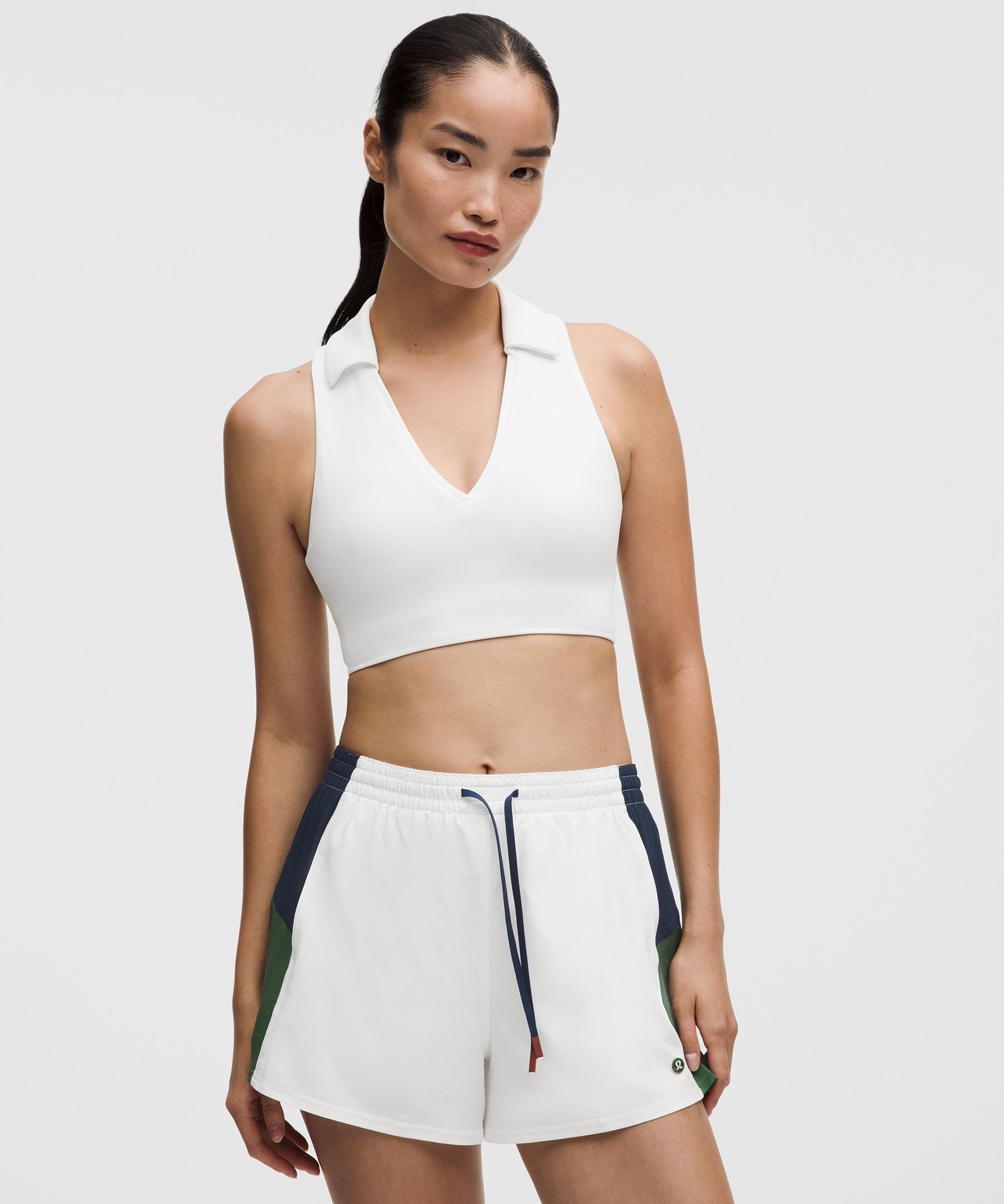 Lululemon Collared Longline Ribbed Tennis Bra *Medium Support, B/C Cup