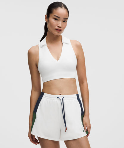 Lululemon Collared Longline Ribbed Tennis Bra *Medium Support, B/C Cup