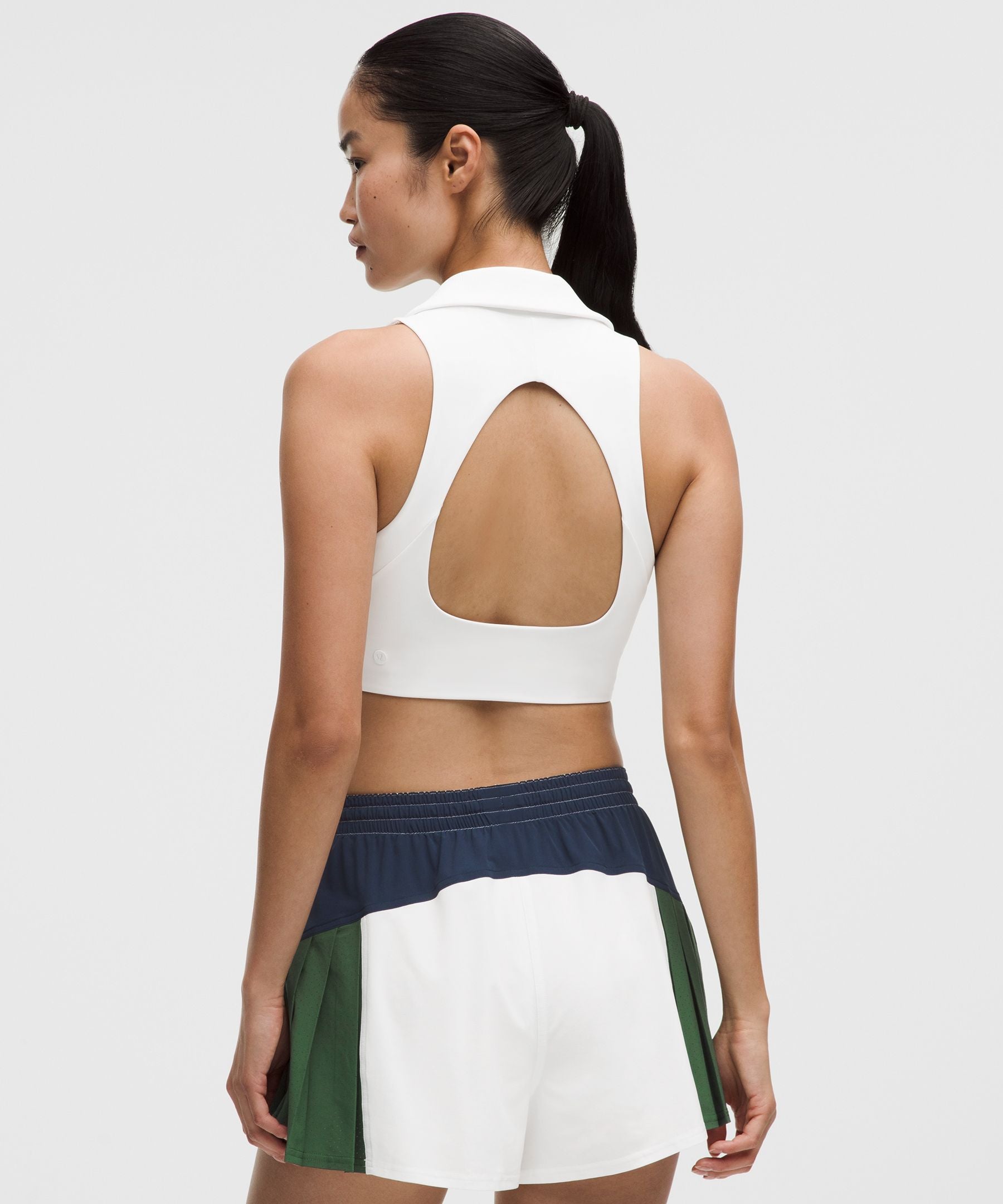 Lululemon Collared Longline Ribbed Tennis Bra *Medium Support, B/C Cup