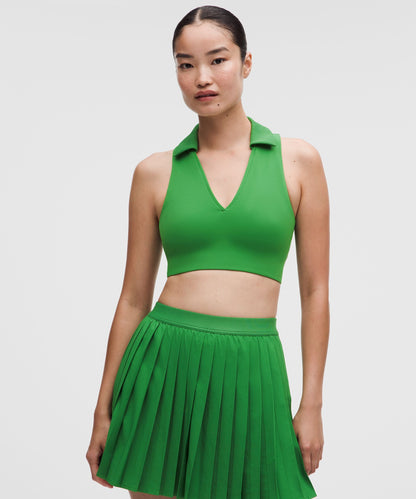 Lululemon Collared Longline Ribbed Tennis Bra *Medium Support, B/C Cup