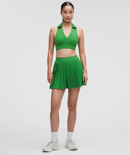 Lululemon Collared Longline Ribbed Tennis Bra *Medium Support, B/C Cup