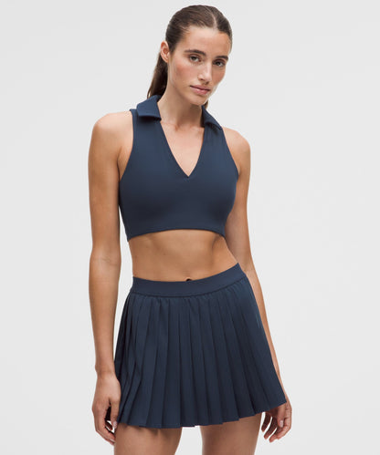 Lululemon Collared Longline Ribbed Tennis Bra *Medium Support, B/C Cup