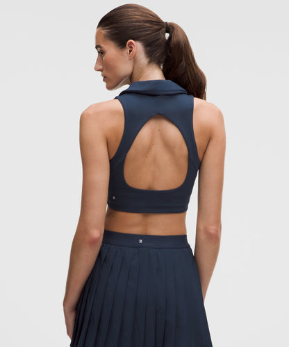 Lululemon Collared Longline Ribbed Tennis Bra *Medium Support, B/C Cup